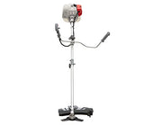IKRA desbrozadora a Gasolina IBF 43 Incl. Bobina, Disco de 3 Puntas y arnés, 1,1 kW, Gris/Rojo