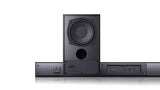 Sharp HT-SBW182 Soundbar 2.1 Slim con Subwoofer inalámbrico, Bluetooth con HDMI ARC/CEC, 160W, Audio óptico Digital, AUX, Negro, 74 cm