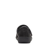 Clarks Sillian Bella, Zapatos Planos Mary Jane Mujer, Black Synthetic, 41.5 EU