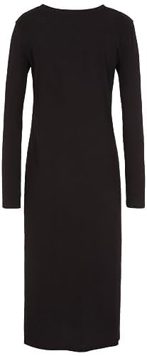 Armani Exchange Sustainable, Soft Touch Vestido Informal, Schwarz, S para Mujer