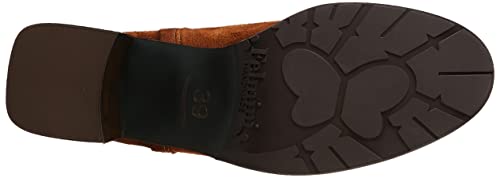 Felmini - Panarea D342 - Heeled women's boots Cognac suede - 39 EU Size