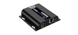PremiumCord Extensor HDMI 4K hasta 120 m vía LAN, Over IP, Cat5/5E/6, UHD 4K 2160p 60Hz, Full HD 1080p, 4:4:4, HDMI 2.0, HDCP 2.2, Carcasa Robusta de Aluminio