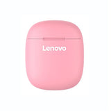 Lenovo HT30 - Auriculares Bluetooth 5 inalámbricos estéreo, Auriculares intraurales con Control táctil, micrófono Integrado, Caja de Carga compacta, Color Rosa