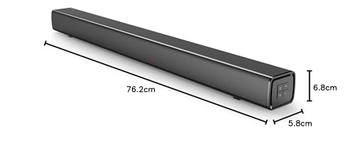 Panasonic SC-HTB100 Barra de Sonido 2.0 (HDMI, USB, Montaje Pared, Bluetooth, 45 W, Sonido Potente para TV) Negro