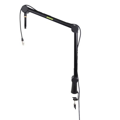 Shure by Gator - SH-BROADCAST1 - Soporte de lujo de escritorio para micrófono Shure para podcasting