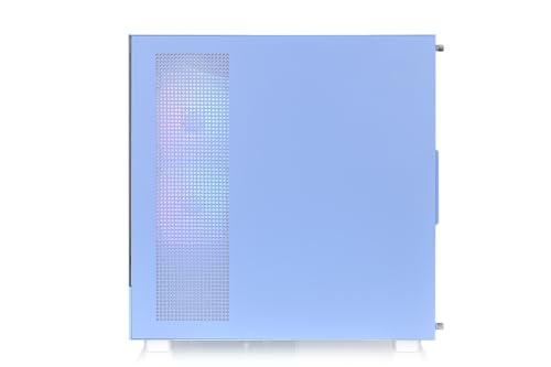 Thermaltake View 270 Plus TG ARGB E-ATX - Caja Color Azul Hortensia con 3 Ventiladores A- RGB de 120 mm incluidos; Compatible con radiador de hasta 360 mm; Panel Frontal y Lateral de Vidrio Templado;
