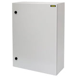 VEVOR Caja eléctrica 70 x 50 x 20 cm caja para exteriores IP65 resistente al agua y al polvo caja de conexiones con bisagras de acero al carbono laminado en frío para uso en interiores y exteriores