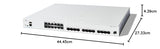 Switch gestionado Cisco Catalyst 1300-24XTS, 12 Puertos de 10G de Cobre, 12x10GE SFP+, protección Limitada de por Vida (C1300-24XTS)
