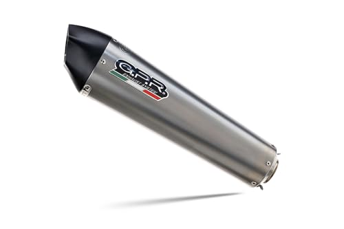 Tubo de escape marca GPR compatible con KTM LC 8 Super Adventure 1290 R 2021-2024, GPE Ann. Titanium, escape completo homologado, suministrado con db killer extraíble, catalizador y colector