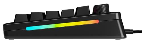 Glorious Gaming GMMK 3 Pro HE: Teclado de Respuesta rápida, Hall Effect, Carcasa de Aluminio, sondeo 8K, switches magnéticos y Hot Swap MX, Juntas modulares, TKL 75%, QWERTZ alemán - Negro