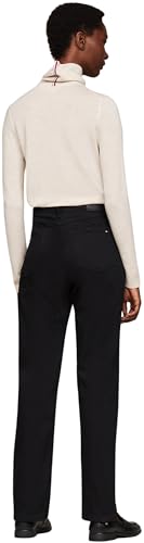 Tommy Hilfiger Vaqueros Mujer Classic Stay Straight Fit, Negro (Stay Black), 34W/32L