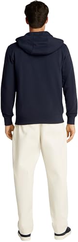 Tommy Hilfiger Hoodie con Cremallera Hombre Stack con Capucha, Azul (Desert Sky), M