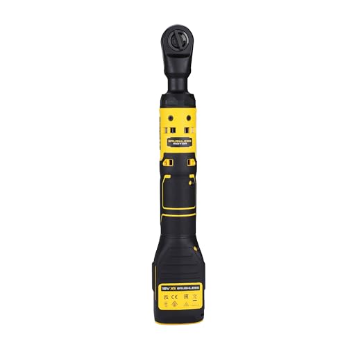 DeWalt DCF512N-XJ - Llave de carraca 18V XR, 1/2", Longitud total de 360 mm, Motor sin escobillas, 95 Nm, Luz LED, No incluye batería ni cargador