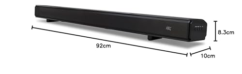 Cello YWS23-DE TV Soundbar, 2x15W y 50W (Total 80W), Altavoz de 2.1 Canales, Bluetooth, AC/DC, HDMI, USB Óptico