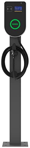 Patona Wallbox WB1-11 147739 - Cargador con Enchufe (máx. 16 A, Longitud del Cable 500 cm, IP54 IK10)