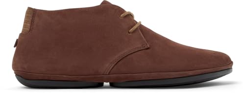 Camper Right Nina K400221, Botines con Cordones Mujer, Marrón Medio 037, 39 EU