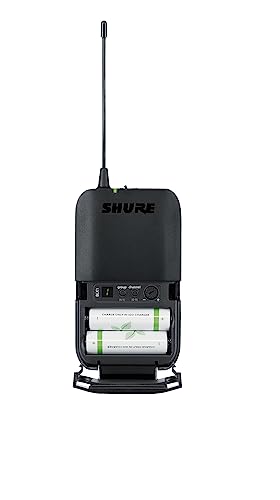 Shure Sistema de micrófono inalámbrico BLX1288/SM31 UHF - Perfecto para iglesia, karaoke, escenario - 14 horas de duración de la batería, alcance de 100 m, incluye micrófonos de mano y auriculares,