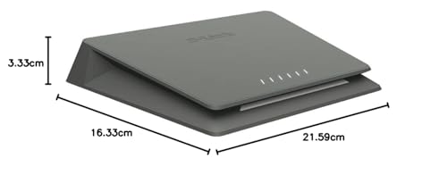 D-Link DMS-106XT Switch Multigigabit para Gaming, 5 Puertos LAN 2.5 Gigabit, 1p LAN 10 Gigabit, sin gestión, diseño avanzado con Leds, Turbo Mode, IGMP Snooping, priorización Inteligente