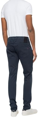 REPLAY M914 Anbass Hyperflex Colour Xlite, Jeans Hombre, Azul (Blue 010-2), 32W / 34L