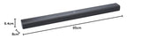 JBL Cinema SB 550 Barra de Sonido de 3.1 canales con subwoofer de 130 cm incorporado para graves profundos y 250 vatios de potente Dolby Audio para una experiencia auditiva de calidad, negro