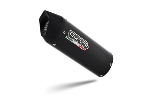 Tubo de escape marca GPR compatible con Suzuki GSX-S 1000 2021-2024, Furore Evo4 Negro, Escape completo homologado, suministrado con db killer extraíble, catalizador y colector