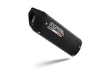 Tubo de escape marca GPR compatible con Suzuki GSX-S 1000 2021-2024, Furore Evo4 Negro, Escape completo homologado, suministrado con db killer extraíble, catalizador y colector