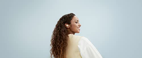 Sony Auriculares LinkBuds S True Wireless Noise Cancelling, Ultraligeros para llevarlos cómodamente Todo el día, Calidad de Llamada cristalina, hasta 20 H de batería con Estuche de Carga, Crudo