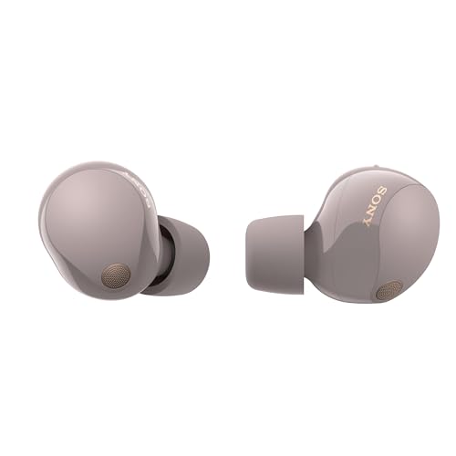 Sony WF-1000XM5 Auriculares In-Ear Inalámbricos, Noise Cancelling, Bluetooth, Micrófono, hasta 24 Horas de Batería, Carga Rápida, IPX4, Alexa y Google Assistant, iOS y Android, Rosa Palo