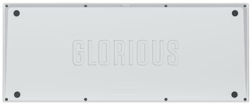 Glorious Gaming GMMK PRO 75% Barebones (solo carcasa) - Teclado gaming mecánico modular, TKL, carcasa de 1,5 kg, RGB, personalizable, switches de 5 pines, distribuciones internacional / ISO - Blanco