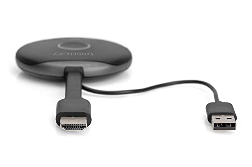 DIGITUS DS-55322 Click & Present Pro - Transmisor HDMI para ampliación - Unidad transmisora HDMI para DS-55317 - No requiere controladores - True Plug & Play - Negro