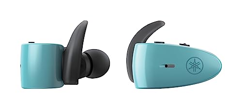Yamaha TW-ES5A Auriculares In-Ear Deportivos True Wireless Bluetooth con Listening Care, Micrófono con Diseño Avanzado, Resistente al Agua y al Sudor IPX7 - Verde
