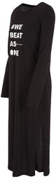 Armani Exchange Sustainable, Soft Touch Vestido Informal, Schwarz, S para Mujer