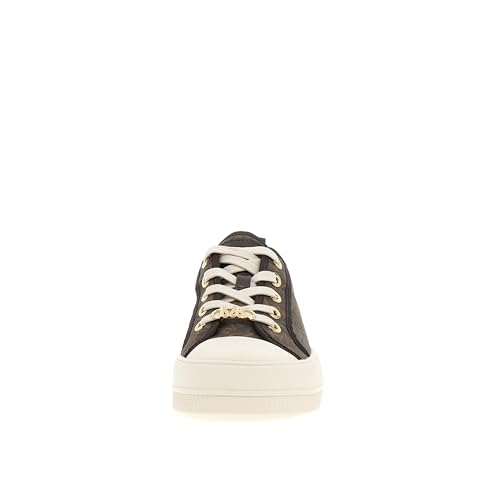 MICHAEL KORS Evy Lace UP, Sneaker Mujer, Brown, 39.5 EU