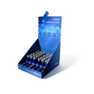 RIEGLER 108373-TDK 249-300 - Pantalla de mostrador con 30 acoplamientos de seguridad NW 7,8, tipo Bi-Tec, 1 unidad