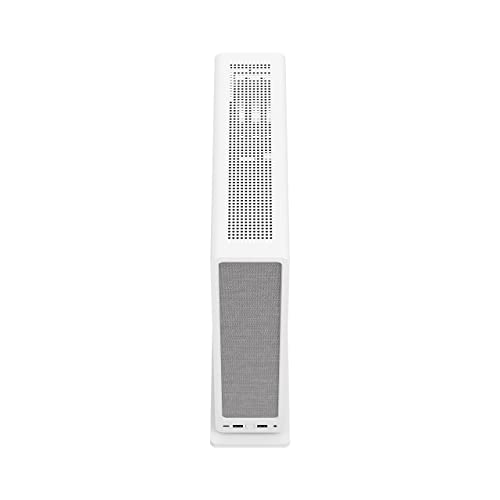 Fractal Design Ridge White - PCIe 4.0 Riser Card Included - 2X 140mm PWM Aspect Fans Included - Type C USB - m-ITX PC Gaming Case