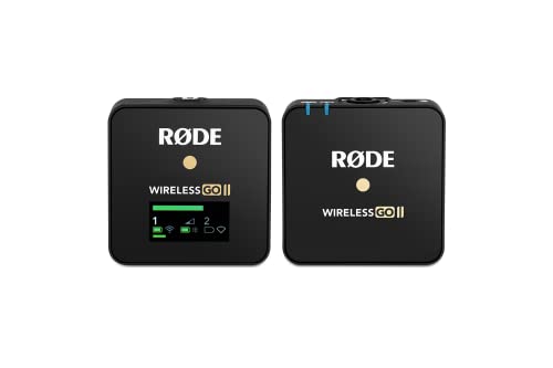 RØDE Wireless GO II Single Ultra-compact Dual-channel System with a Built-in Microphone, On-board Recording for Filmmaking, Interviews and Content Creation (Single Set)
