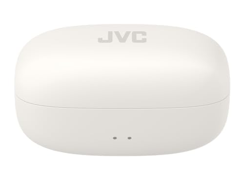 JVC Auriculares Inalámbricos Bluetooth | 24h de Batería y Carga Rápida | Oreja Abierta | Ligeros y Resistentes al Agua | Deportivos con IPX4 y Control Táctil - HA-NP1T Blanco