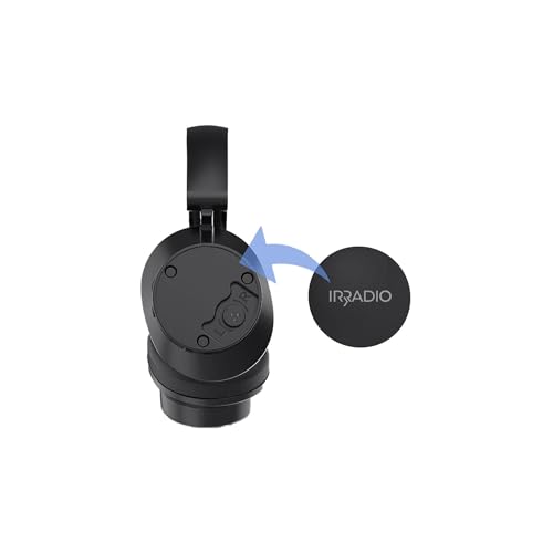 IRRADIO IR-SIGMA PLUS, Juego de auriculares inalámbricos BT para TV, música y juegos. Audio inmersivo, ecualización selectiva, modo BT o cableado, escucha compartida, distancia de transmisión hasta 30