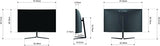 Oversteel - KRYPTO Monitor Gaming QLED 27'' QHD (2560x1440), Panel VA, 16:9, Curvo R1500, 1ms, 144 Hz, 2x HDMI, Display Port, Negro