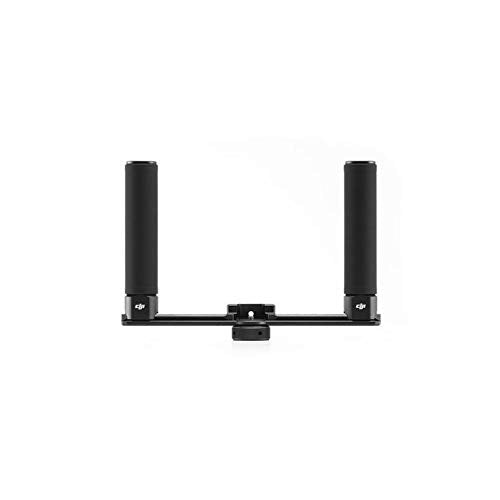 DJI Ronin SC - Ronin-SC Double Handle, Allows the Use of Ronin-SC with Both Hands for Greater Control, the NAR Guide and the Holes in the Handle Allow the Installation of Accessories, Black
