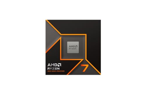 AMD Ryzen 7 9700X Procesador (8 núcleos/16 Threads) 65W DTP, Socket AM5, 40MB Caché, Reloj de Aumento máx. hasta 5.5 GHz, sin Ventilador
