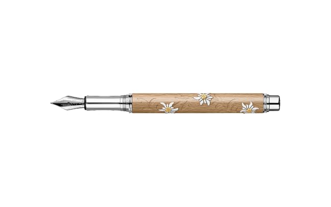 Caran d'Ache Pluma estilográfica VARIUS™ EDELWEISS - Edición limitada - M