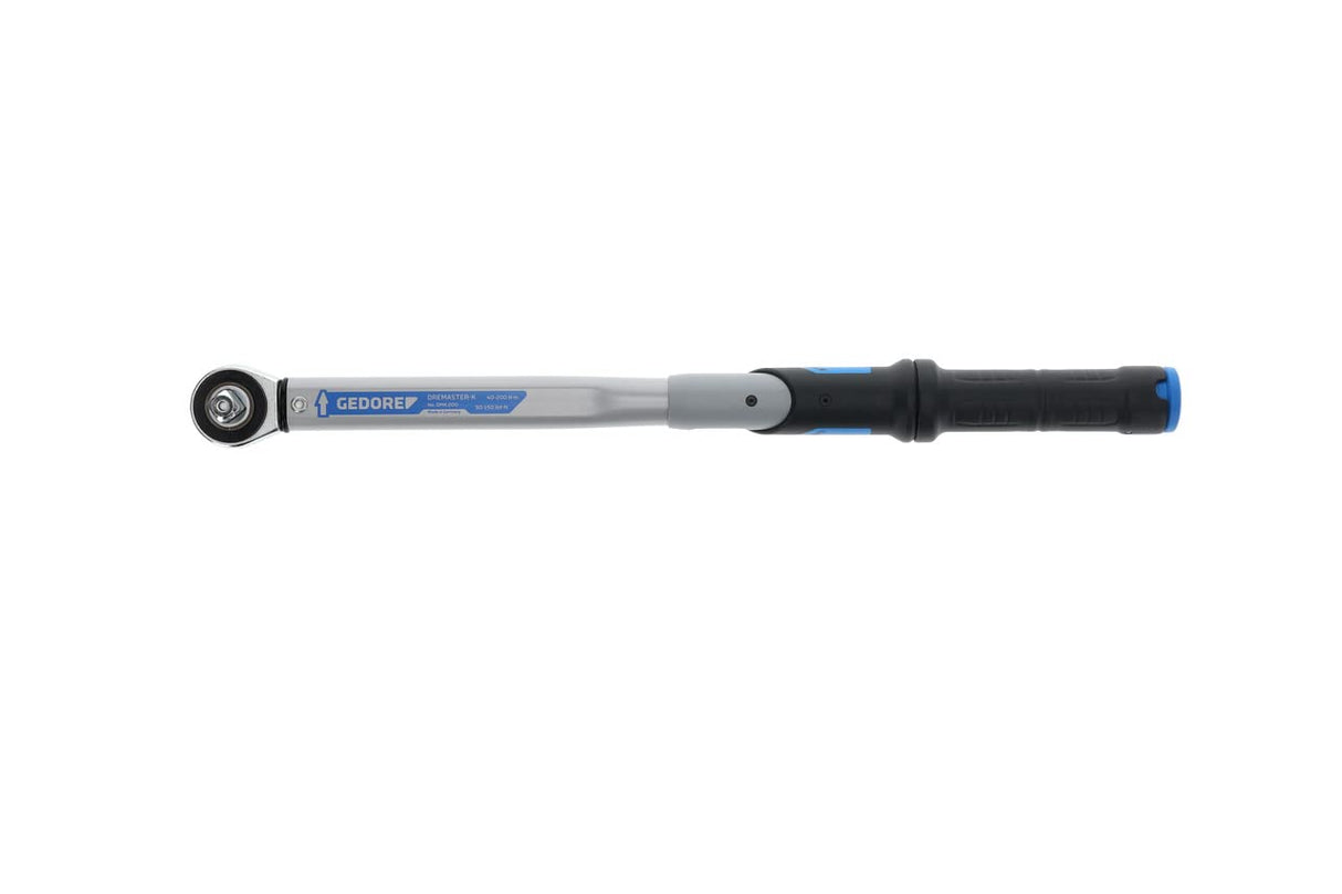 Gedore DMK 200 - Llave dinamométrica DREMASTER K 1/2", 40-200 Nm