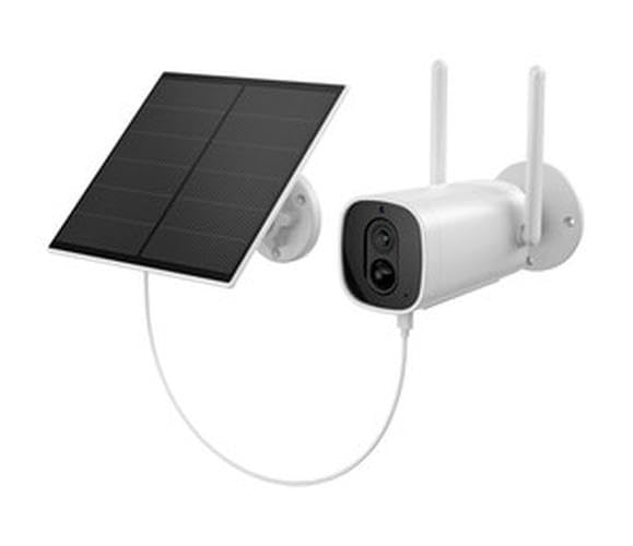 Cámara de vigilancia Exterior Solar con visión Nocturna, detección de Movimiento y conectividad Wi-Fi, Ideal para Seguridad y monitoreo.