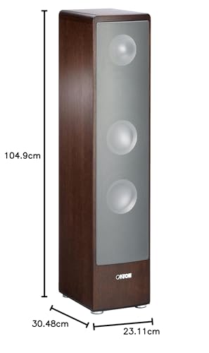 Canton Ergo 690 DC - Altavoces (2,5 cm, 18 cm, 20 cm, 170W, 320W, 20 - 40000 Hz), un par de 2, Marrón