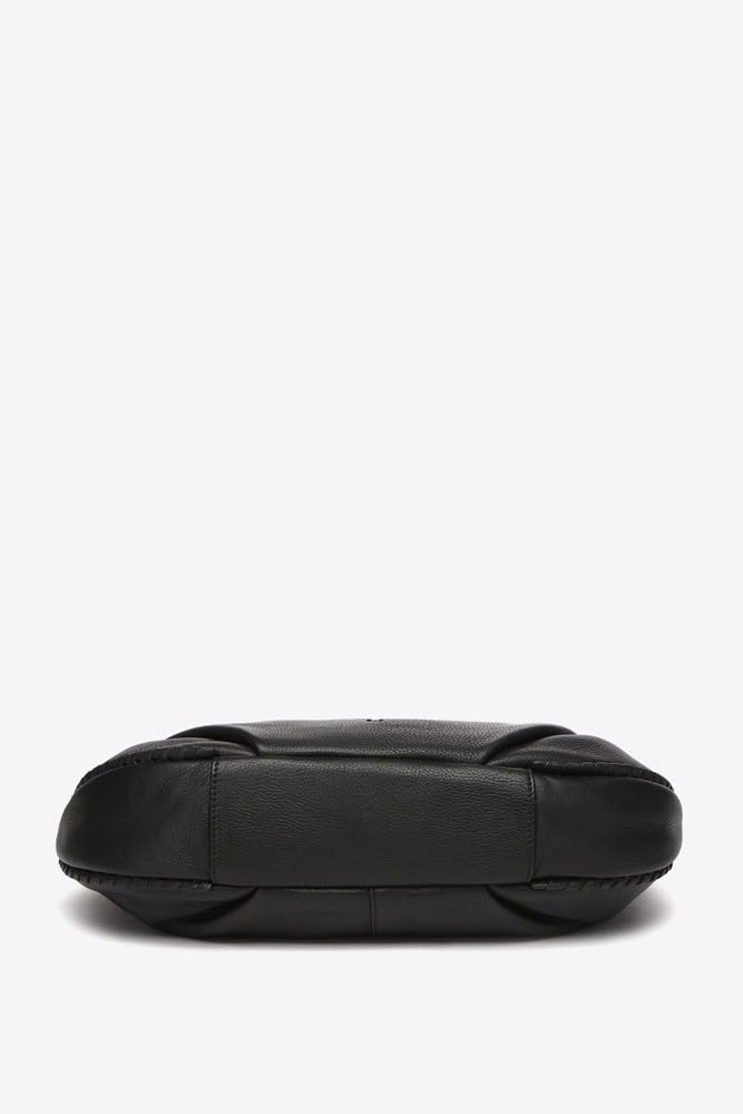 Abbacino Bolso de hombro de piel en negro