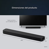 Sony HT-S2000 Barra de Sonido TV con Bluetooth, pequeña y compacta, Dolby Atmos, 3.1 Canales