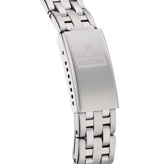 Reloj FESTINA para Mujer F20455/1 Acero Clasico Caja de Acero Inoxidable 316l Gris Plata Correa de Acero Inoxidable 316l Gris Plata