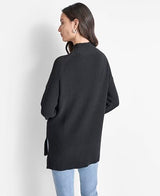 DKNY Logo Printed Shaker Sudadera, Negro, M para Mujer