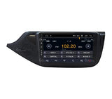 Radio de Coche para Kia Ceed Desde el 2012 Negro Brillante con cámara estándar Android GPS Bluetooth WiFi USB Dab+ Touchscreen 9" 4core Carplay AndroidAuto